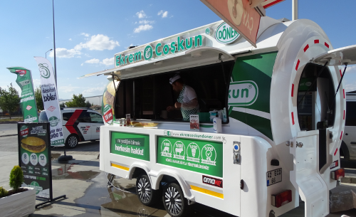 Turkije doner kebab Premium trailer 400